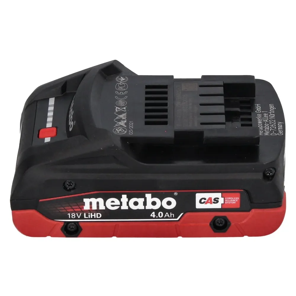 Metabo KH 18 LTX BL 24 Q Martillo combinado sin cable 18 V 2,2 J + 1x baterí recargable 4,0 Ah + metaBOX - sin cargador