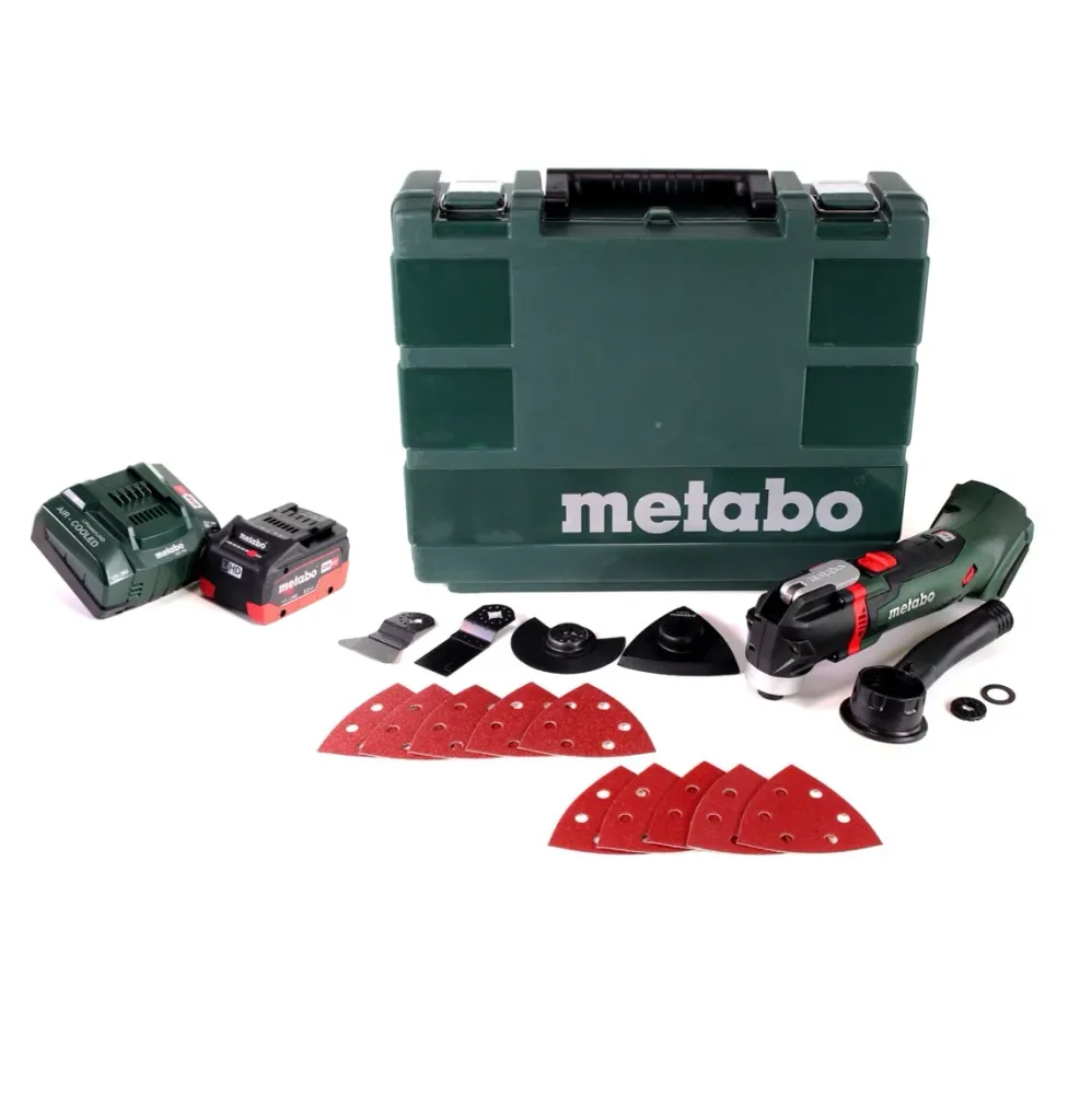 Metabo MT 18 LTX multiherramienta baterí 18V + 1x baterí 8.0Ah + cargador + maletín