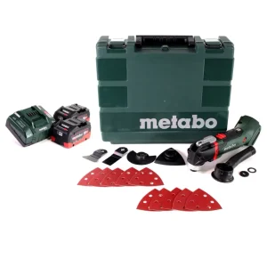 Metabo MT 18 LTX multiherramienta baterí 18V + 2x baterías 8.0Ah + cargador + maletín