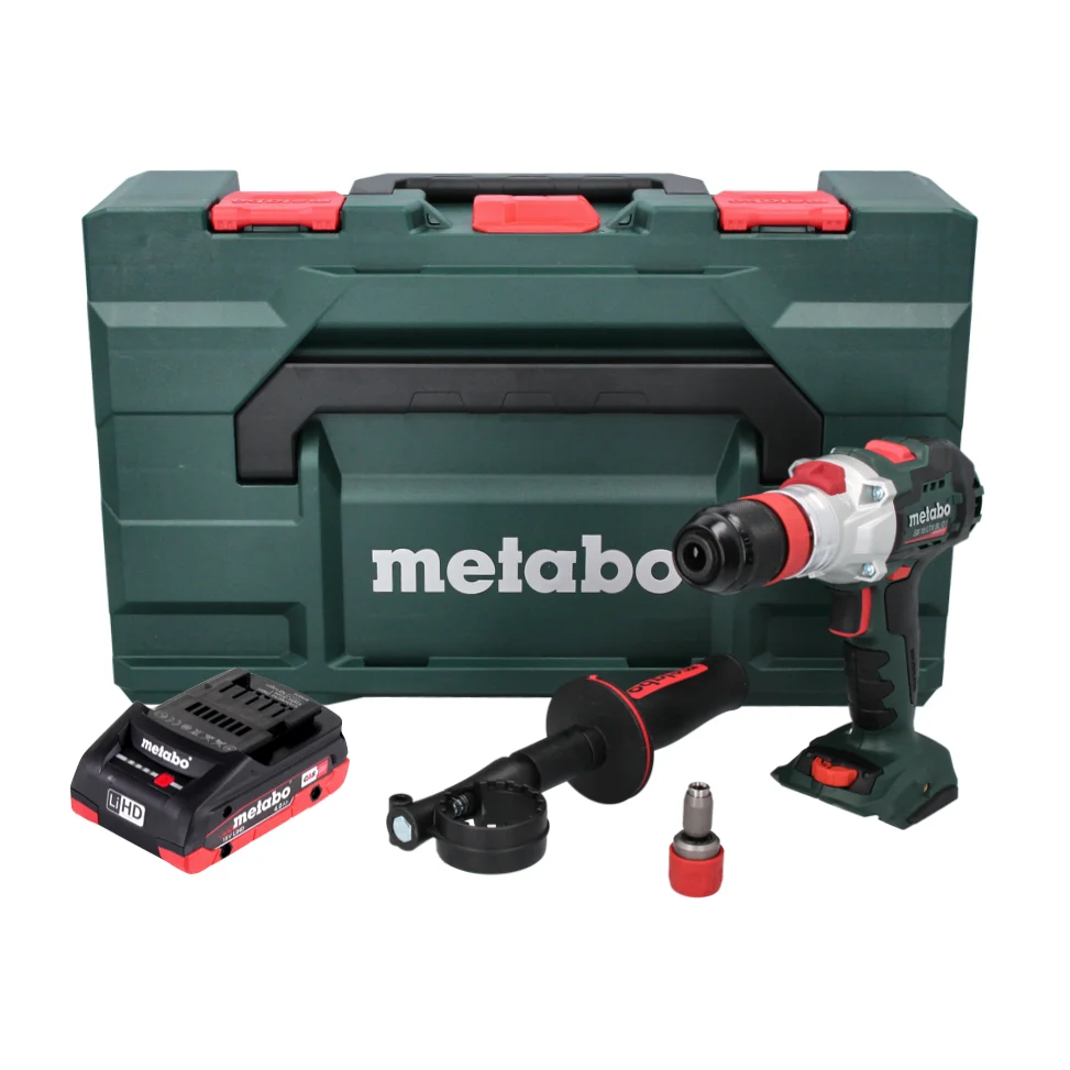 Metabo SB 18 LTX BL Q I Taladradora de percusión sin cable 18 V 130 Nm sin escobillas + 1x baterí recargable 4,0 Ah + meta...