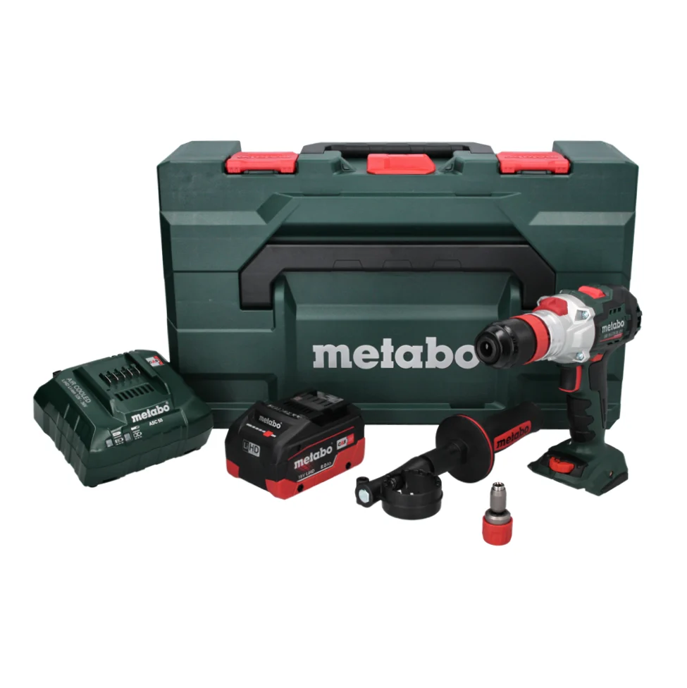 Metabo SB 18 LTX BL Q I Taladradora de percusión sin cable 18 V 130 Nm sin escobillas + 1x baterí recargable 8,0 Ah + carg...