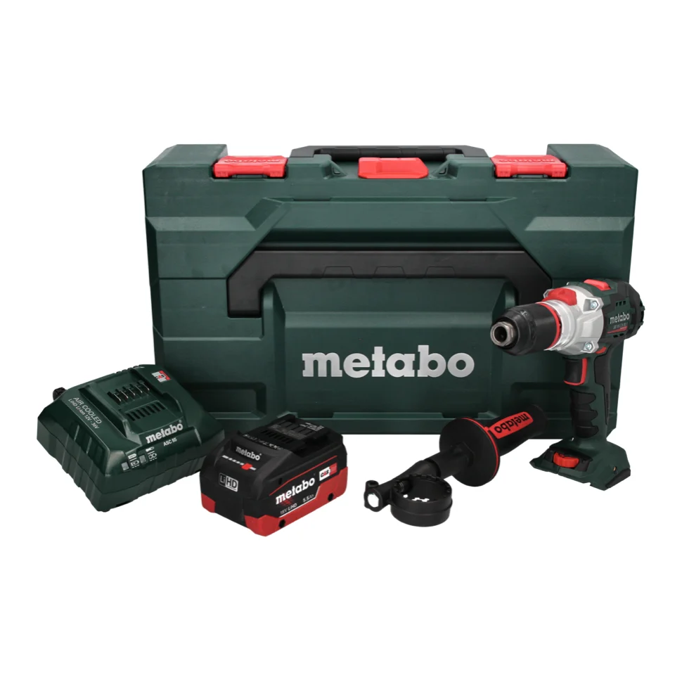 Metabo SB 18 LTX BL I Taladradora de percusión sin cable 18 V 130 Nm sin escobillas + 1x baterí recargable 5,5 Ah + cargad...