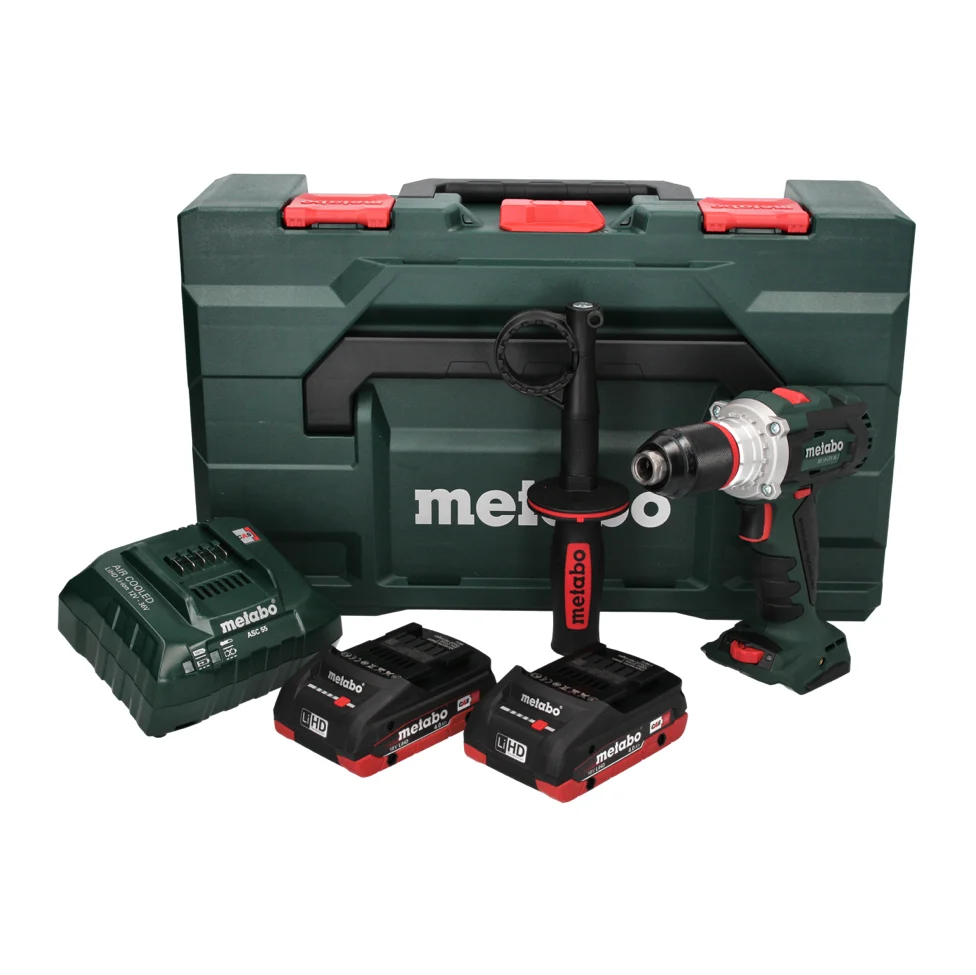 Metabo BS 18 LTX BL I taladro atornillador baterí 18 V 120 Nm + 2 baterías 4,0 Ah + cargador + metaBOX
