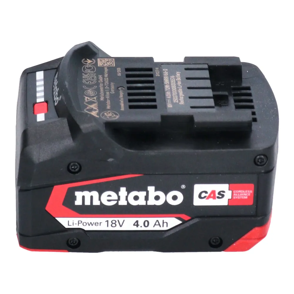 Metabo BS 18 LTX BL I Taladro atornillador baterí 18 V 130 Nm sin escobillas + 1x baterí recargable 4,0 Ah - sin cargador