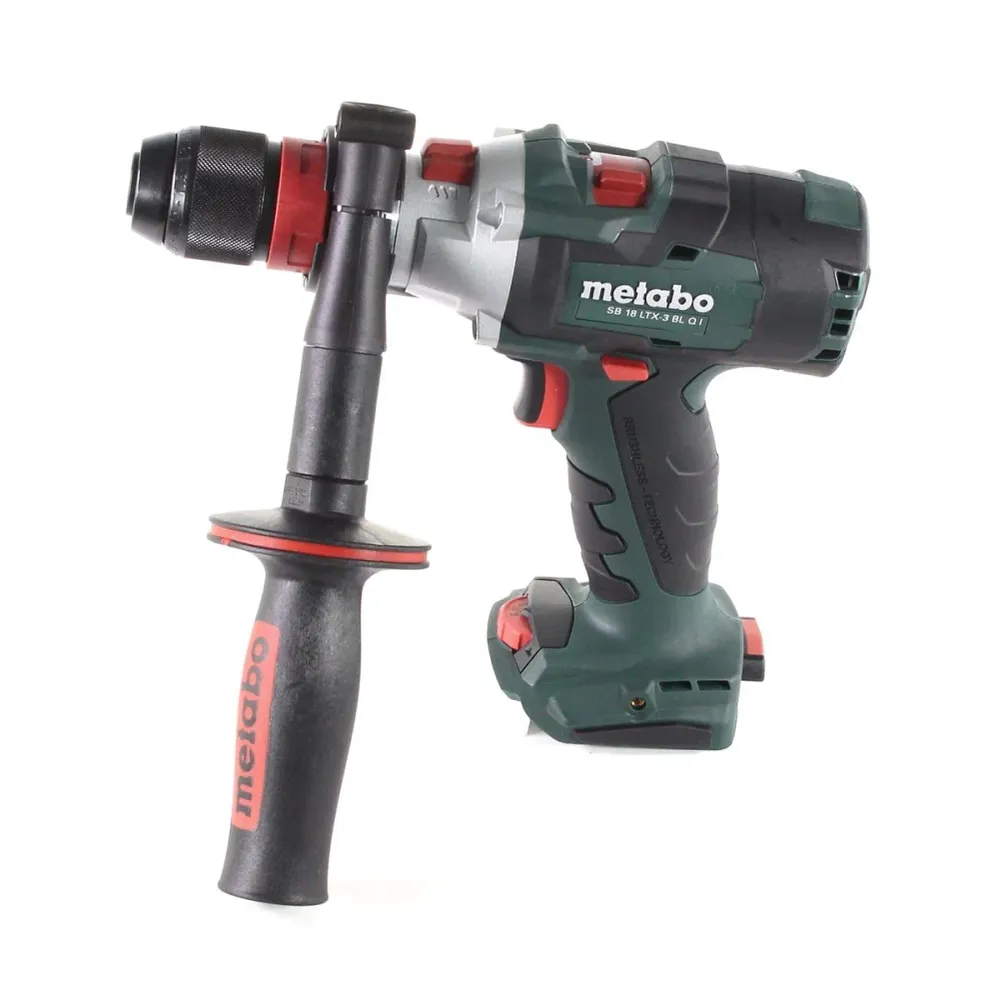 Metabo SB 18 LTX-3 BL QI taladro percutor inalámbrico 18 V 120 Nm Brushless Solo + metaBOX (602357840) - sin baterí, sin c...