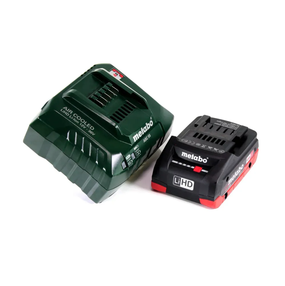 Metabo SSD 18 LTX 200 BL Atornillador de impacto inalámbrico 18V 1/4" 200Nm sin escobillas + 1x baterí 4.0Ah + cargador +...