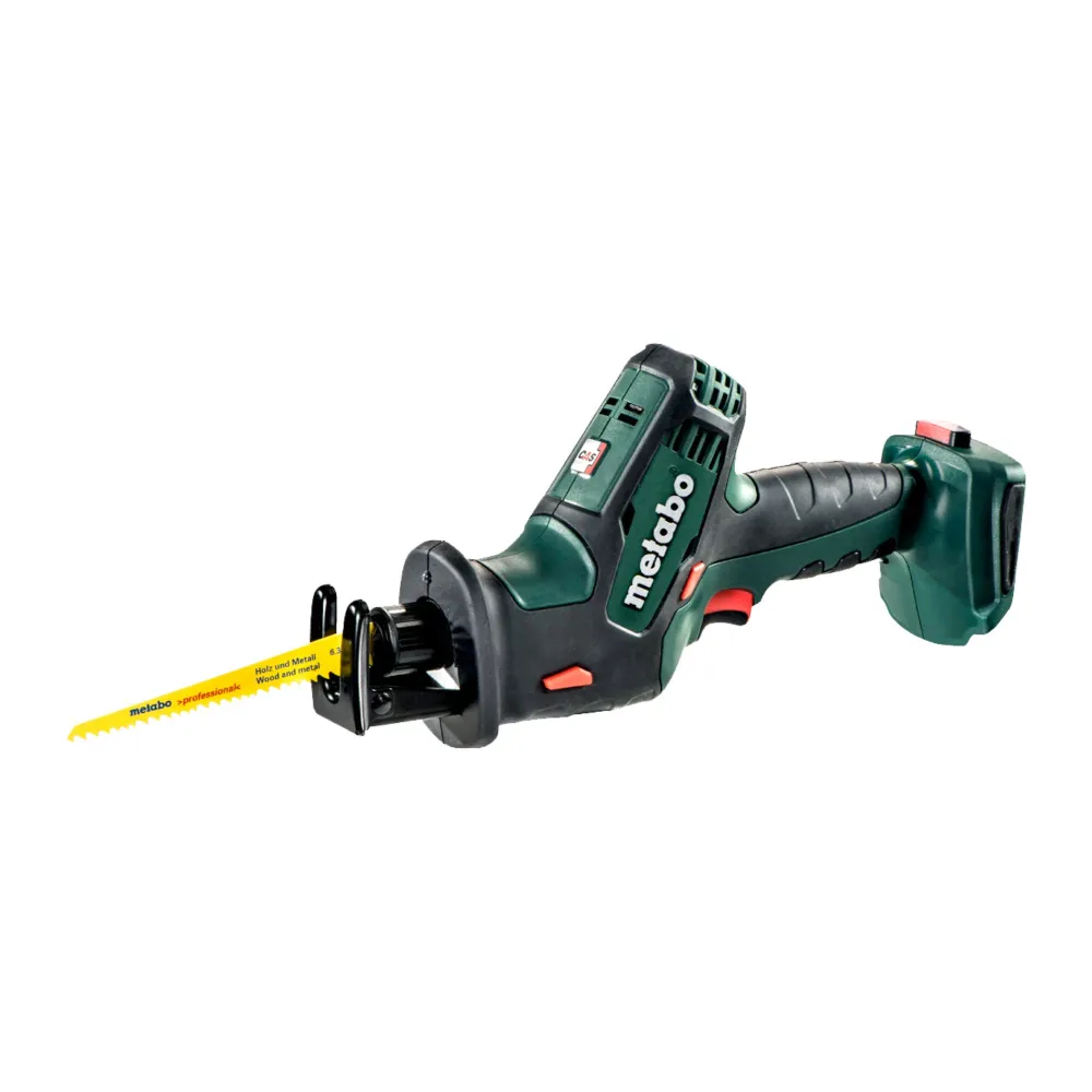 Metabo SSE 18 LTX Sierra de sable compacta sin cable 18 V 13 mm + 2x baterí recargable 2,0 Ah + cargador
