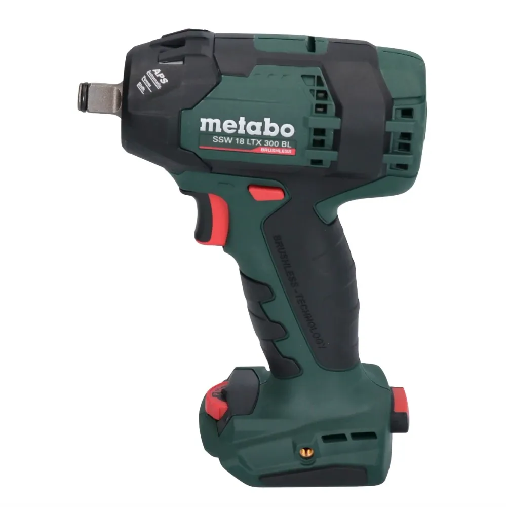 Metabo SSW 18 LTX 300 BL llave de impacto sin cable 18 V 300 Nm 1/2" sin escobillas + 1x baterí recargable 8,0 Ah + metaBO...