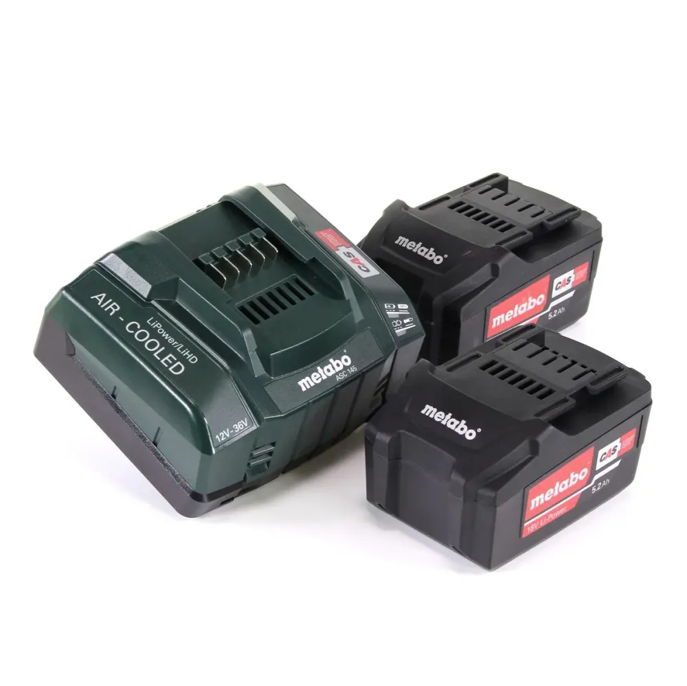Metabo SSW 18 LTX 600 llave de impacto baterí 18V (602198650) 600Nm 1/2" + 2x baterí 5,2Ah + cargador + maletín