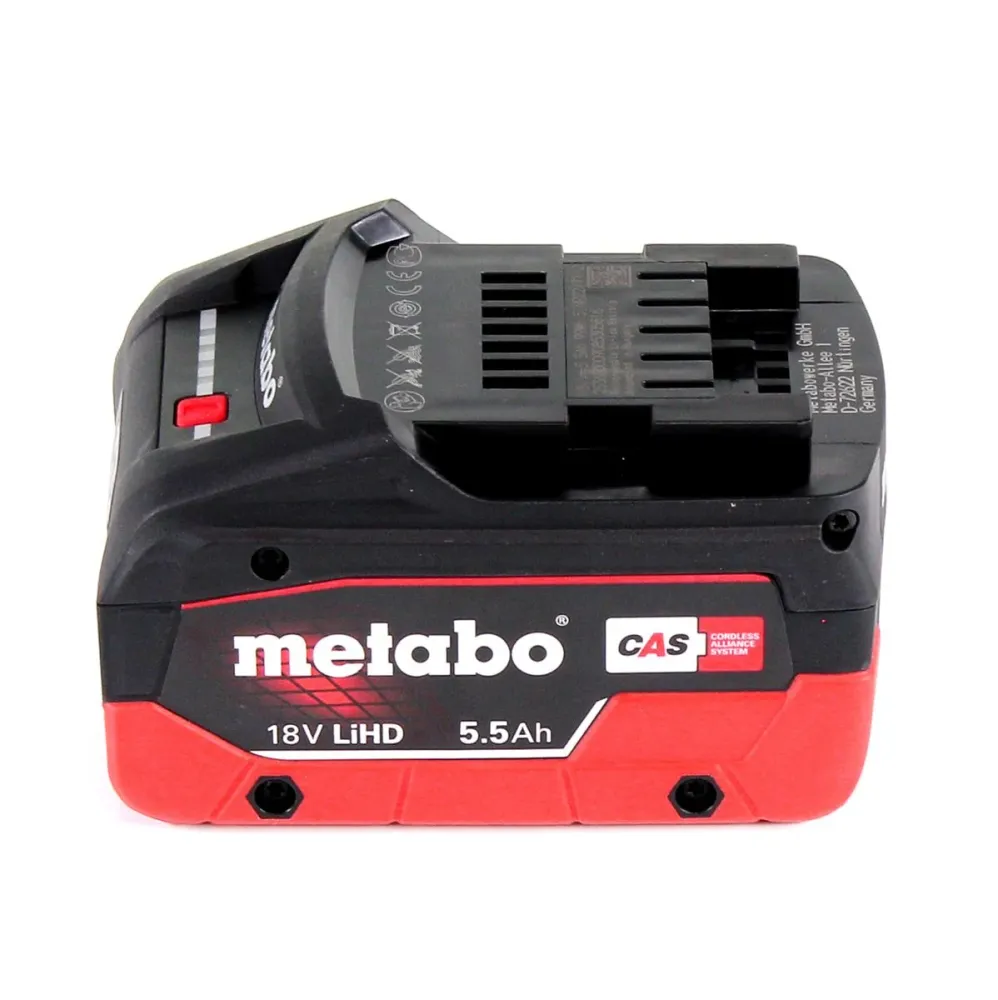 Metabo SSW 18 LTX 600 llave de impacto baterí 18V 600Nm 1/2" + 1x baterí LIHD 5,5Ah + maletín - sin cargador