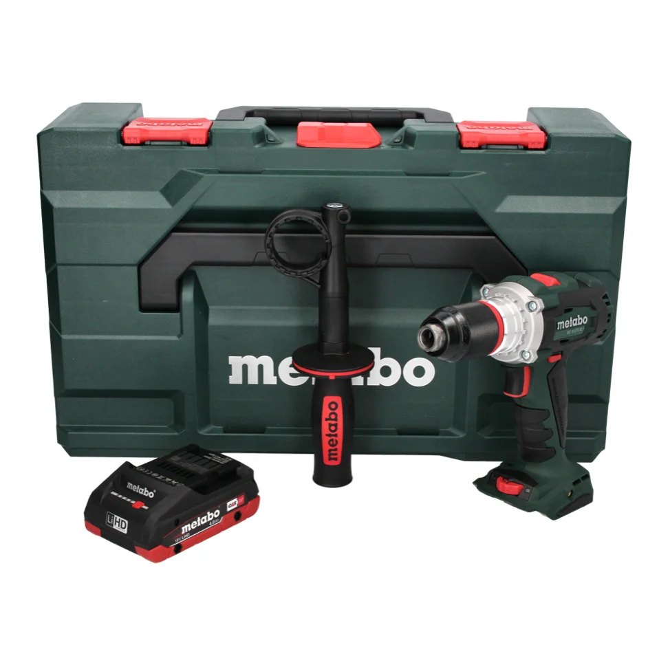 Metabo taladro atornillador baterí BS 18 LTX BL I 18 V 120 Nm + 1x baterí 4,0 Ah + metaBOX - sin cargador