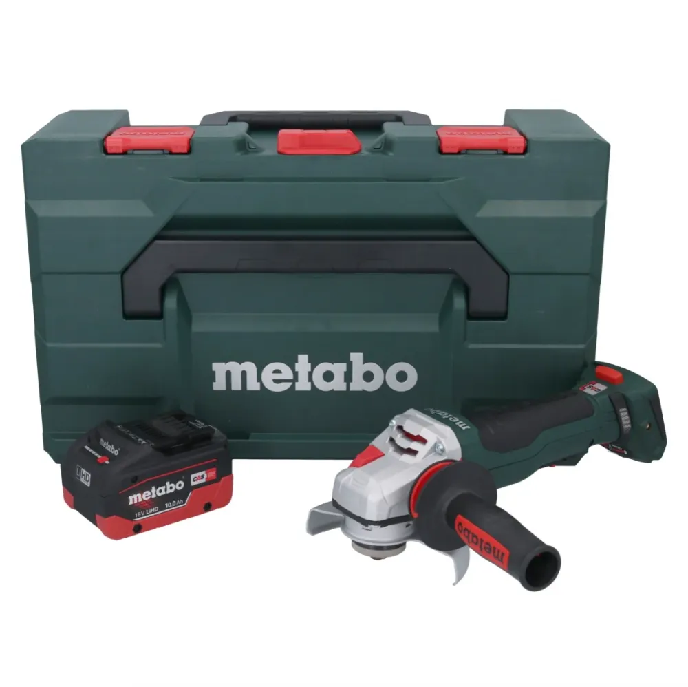 Metabo WPBA 18 LTX BL 15-125 Quick DS 18 V 125 mm amoladora angular sin cable Brushless + 1x baterí 10,0 Ah + metaBOX - si...