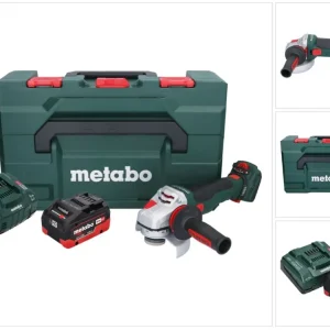 Metabo WVB 18 LTX BL 15-125 Quick amoladora angular sin cable 18 V 125 mm sin escobillas + 1x baterí recargable 8,0 Ah + c...