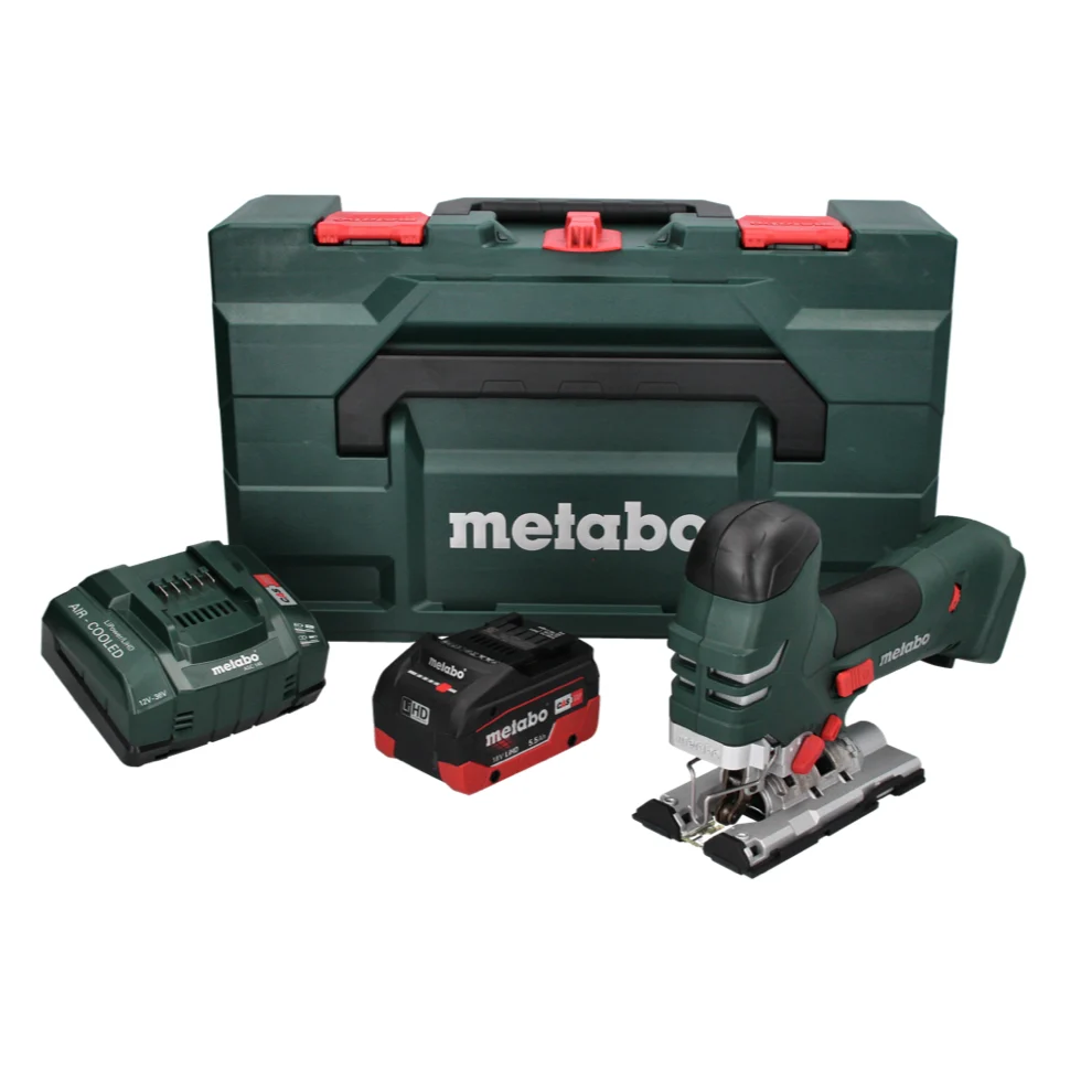 Sierra de calar baterí Metabo STA 18 LTX 140 18 V + 1x baterí 5,5 Ah + cargador + metaBOX