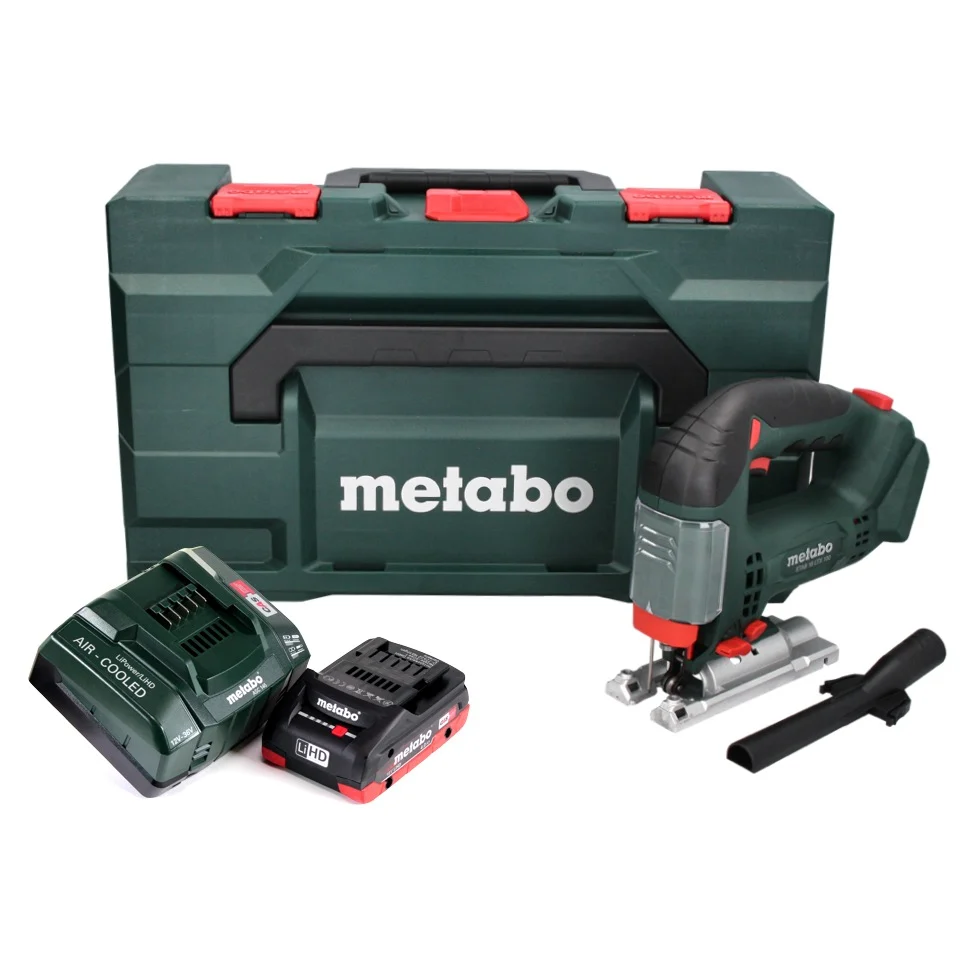 Sierra de calar baterí Metabo STAB 18 LTX 100 18 V + 1x baterí LiHD 4,0 Ah + cargador + MetaBOX