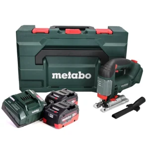 Sierra de calar baterí Metabo STAB 18 LTX 100 18 V + 2x baterí LiHD 8,0 Ah + cargador + MetaBOX