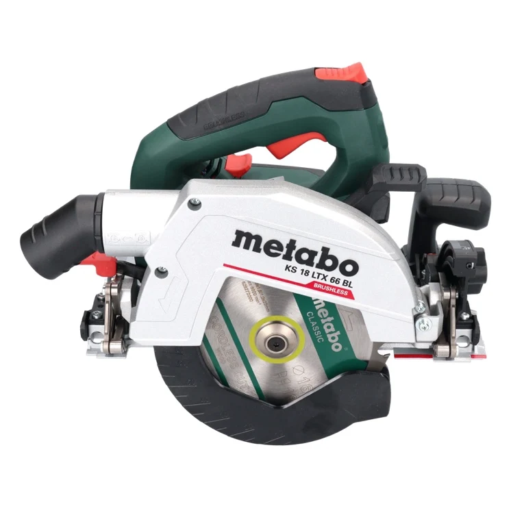Sierra circular de baterí Metabo KS 18 LTX 66 BL 18 V 165 mm (611866660) + 2x baterí 5,5 Ah + cargador + metaBOX
