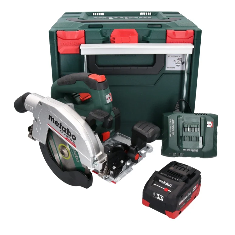 Sierra circular de baterí Metabo KS 18 LTX 66 BL 18 V 165 mm + 1x baterí 8,0 Ah + cargador + metaBOX