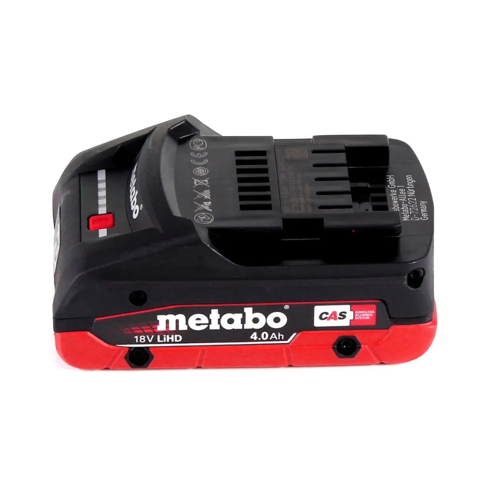 Sierra de sable baterí Metabo ASE 18 LTX sierra alternativa 18 V + 1x baterí 4,0 Ah - sin cargador