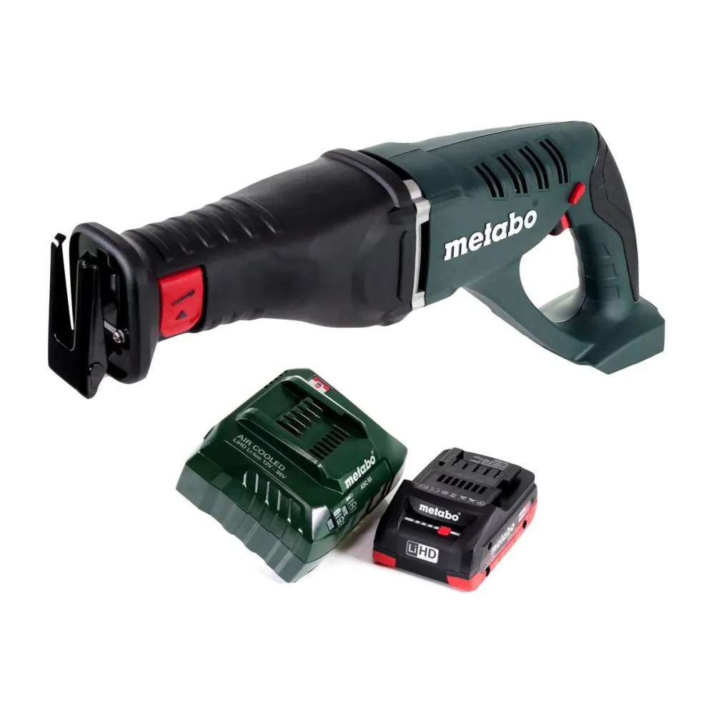 Sierra sable baterí Metabo ASE 18 LTX sierra alternativa 18 V + 1x baterí 4,0 Ah + cargador
