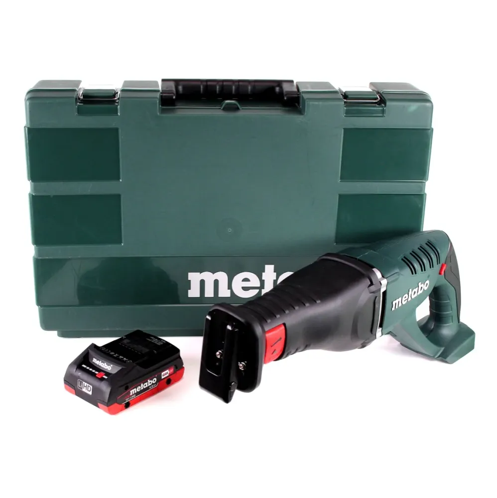 Sierra sable baterí Metabo ASE 18 LTX + 1x baterí 4.0Ah + estuche - sin cargador