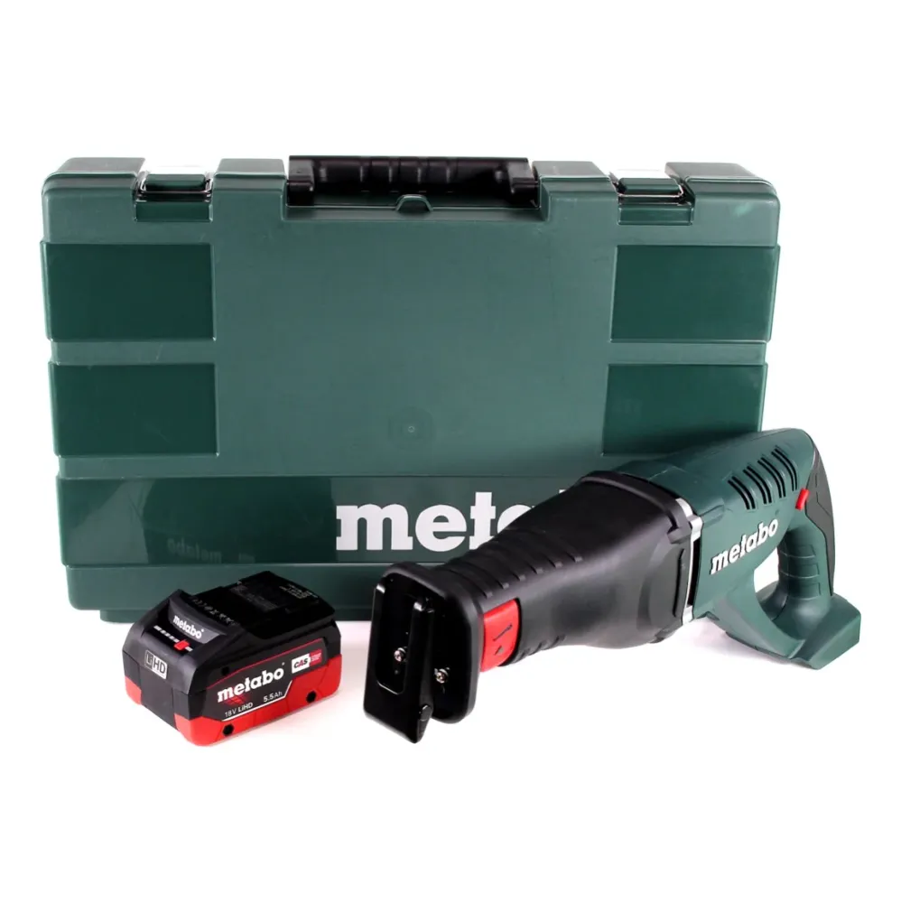 Sierra sable baterí Metabo ASE 18 LTX + 1x baterí 5,5Ah + estuche - sin cargador