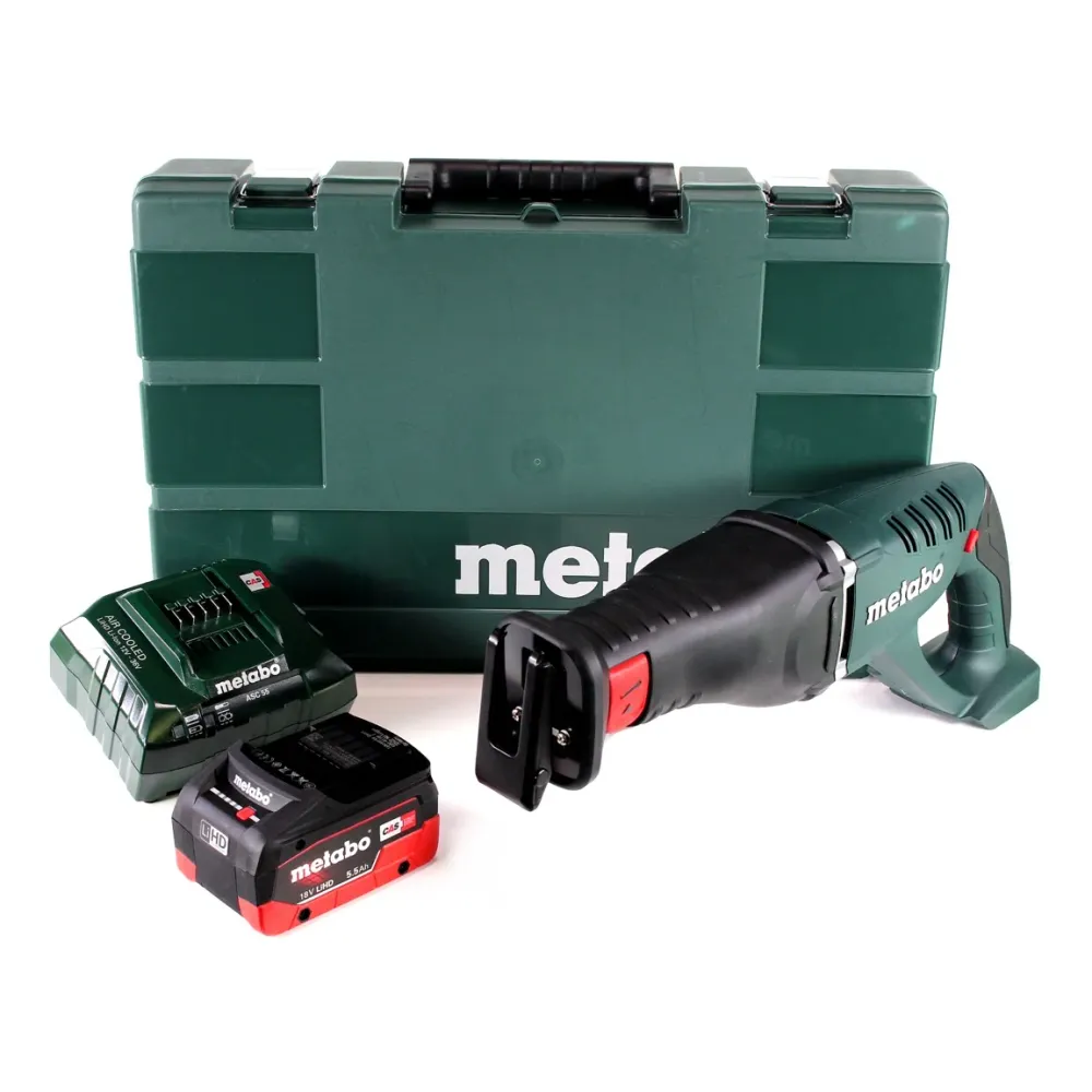 Sierra sable baterí Metabo ASE 18 LTX + 1x baterí 5.5Ah + cargador + estuche