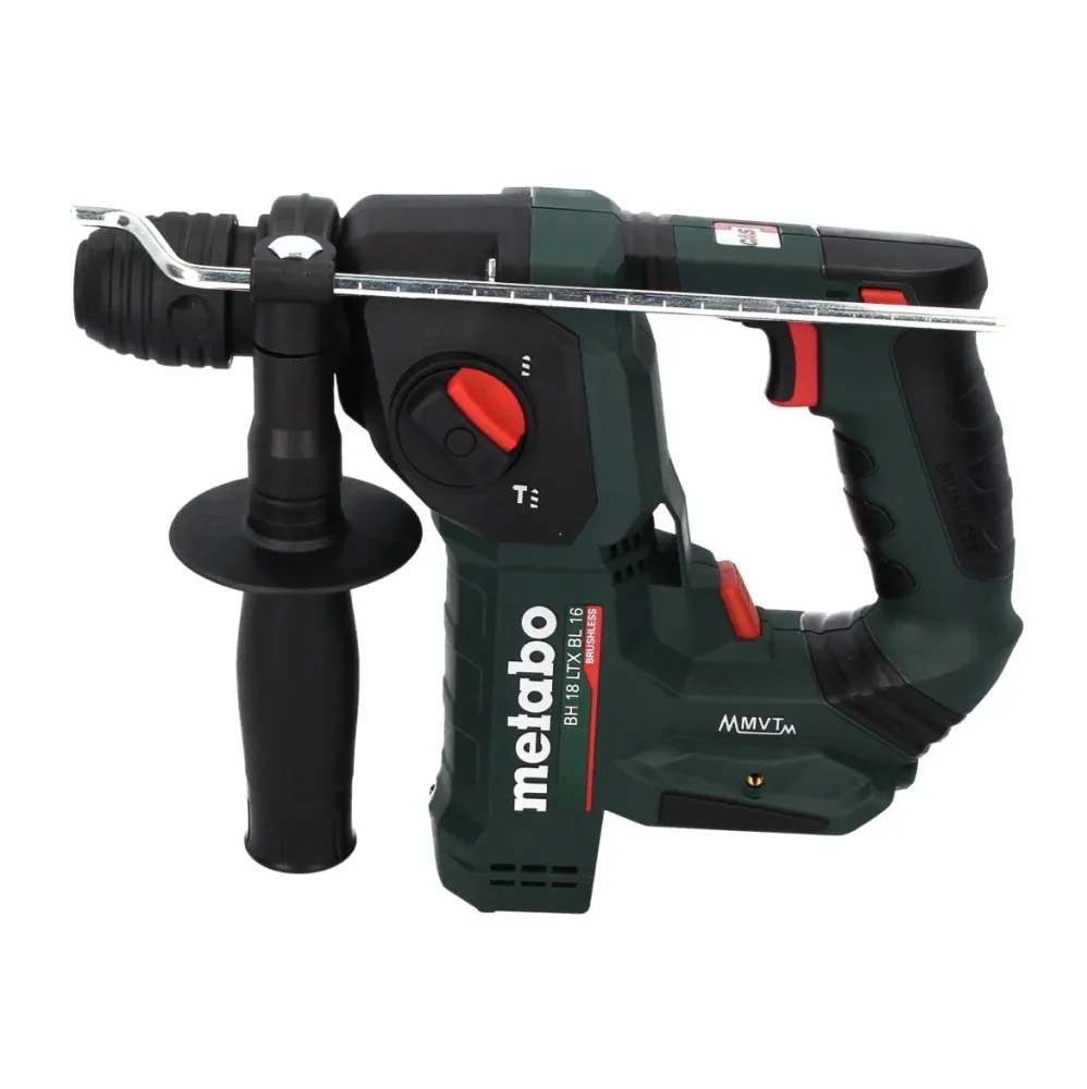 Taladro percutor baterí Metabo BH 18 LTX BL 16 18 V 1,3 J SDS-plus Brushless + 2x baterí recargable 10,0 Ah + cargador + M...