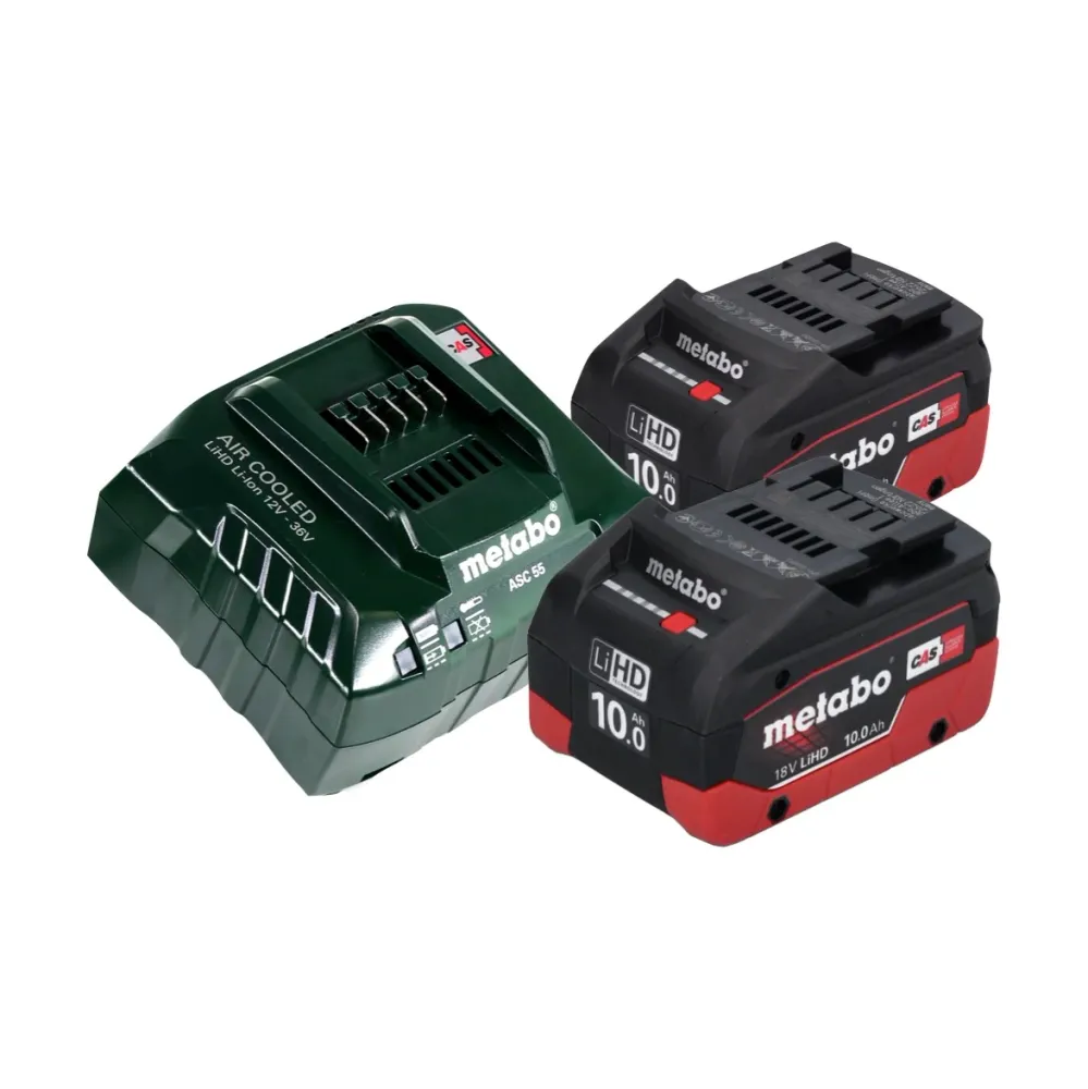 Taladro percutor baterí Metabo BH 18 LTX BL 16 18 V 1,3 J SDS-plus Brushless + 2x baterí recargable 10,0 Ah + cargador + M...
