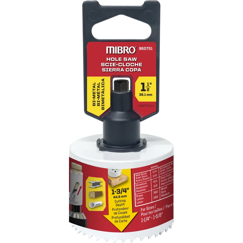SIERRA DE CORONA BIMETÁLICA 1-1/2" MIBRO