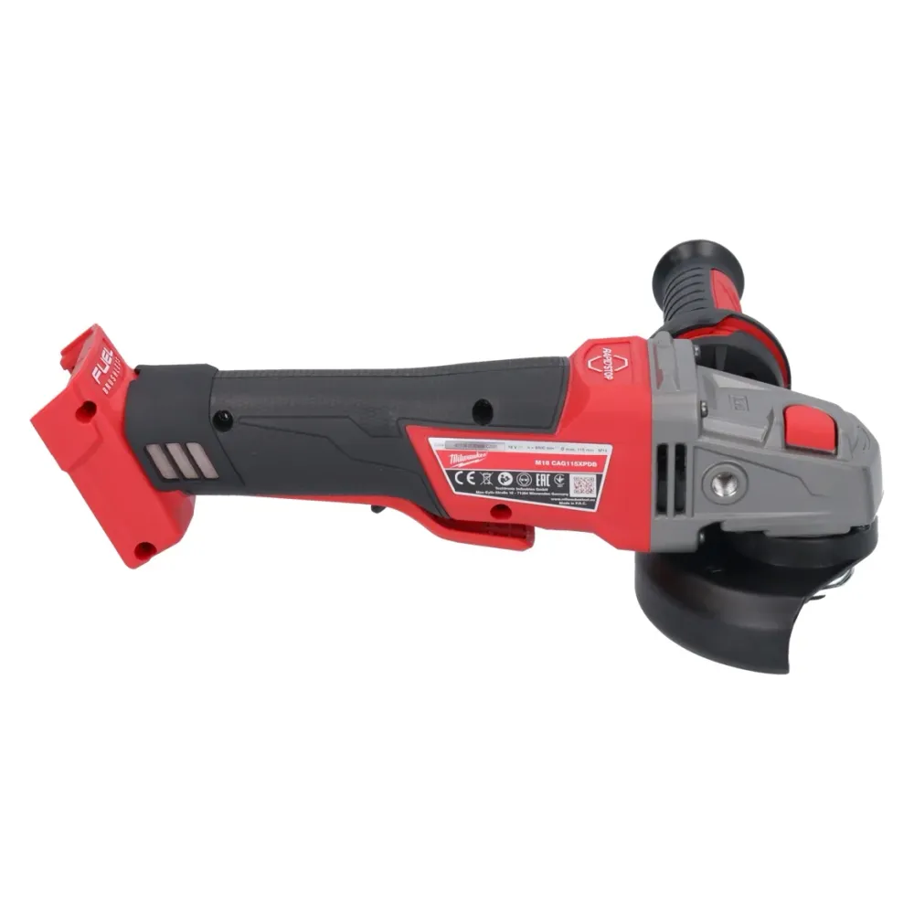 Amoladora angular baterí Milwaukee M18 CAG115XPDB-202 18 V 115 mm sin escobillas + 2x baterías 2,0 Ah + cargador