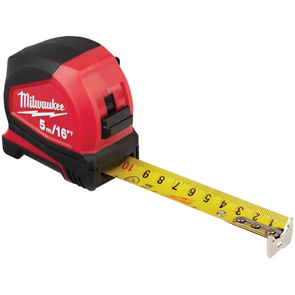 Flexometro compacto de 5 metros impresa 2 caras - Milwaukee