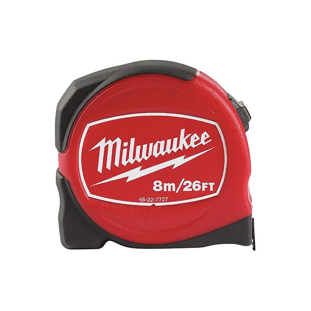 Flexometro contratista de 8 metros impresa 2 caras - Milwaukee