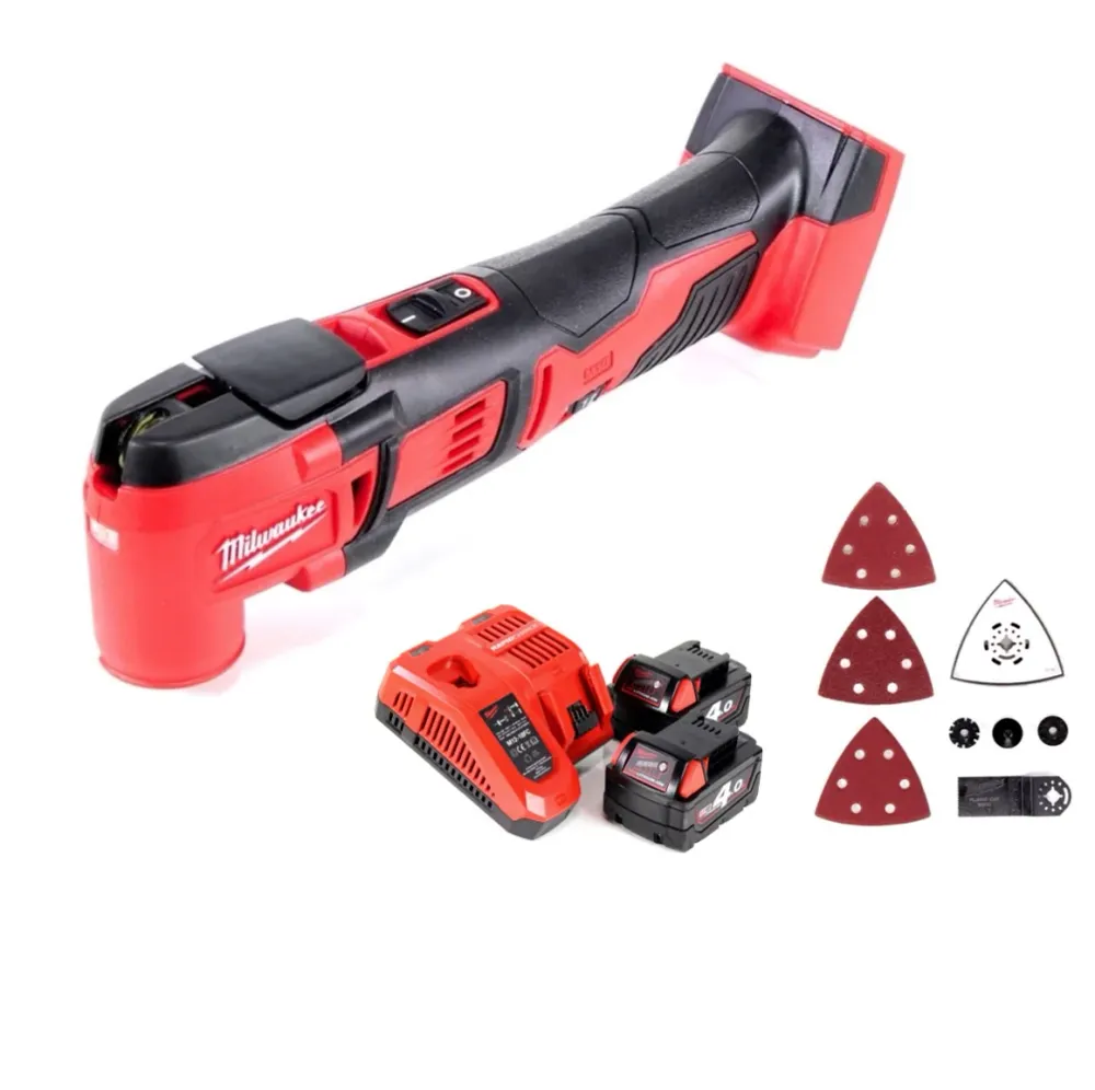 Herramienta multifuncional baterí Milwaukee M18 BMT-402C 18V (4933446203) + 2x baterí 4.0Ah + cargador