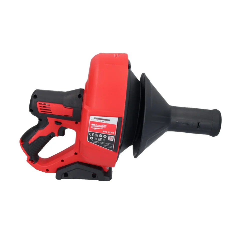 Limpiador de tuberías baterí Milwaukee M12 BDC6-0C 12 V (4933451634) + espiral + cubo - sin baterí, sin cargador