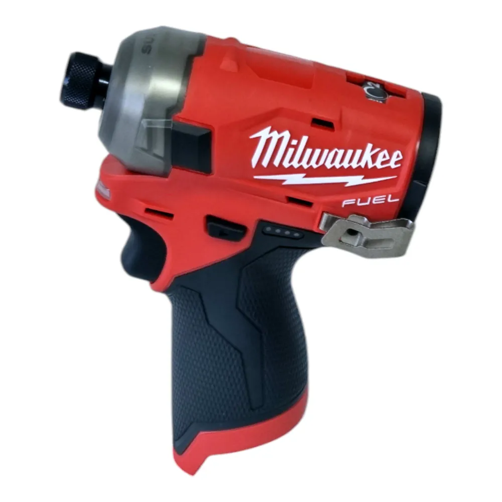 Llave de impacto baterí Milwaukee M12 FQID-401 12 V 50 Nm 1/4" sin escobillas + 1x baterí 4,0 Ah + cargador