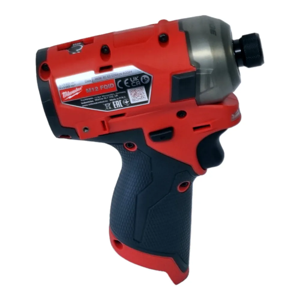 Llave de impacto baterí Milwaukee M12 FQID-401 12 V 50 Nm 1/4" sin escobillas + 1x baterí 4,0 Ah + cargador