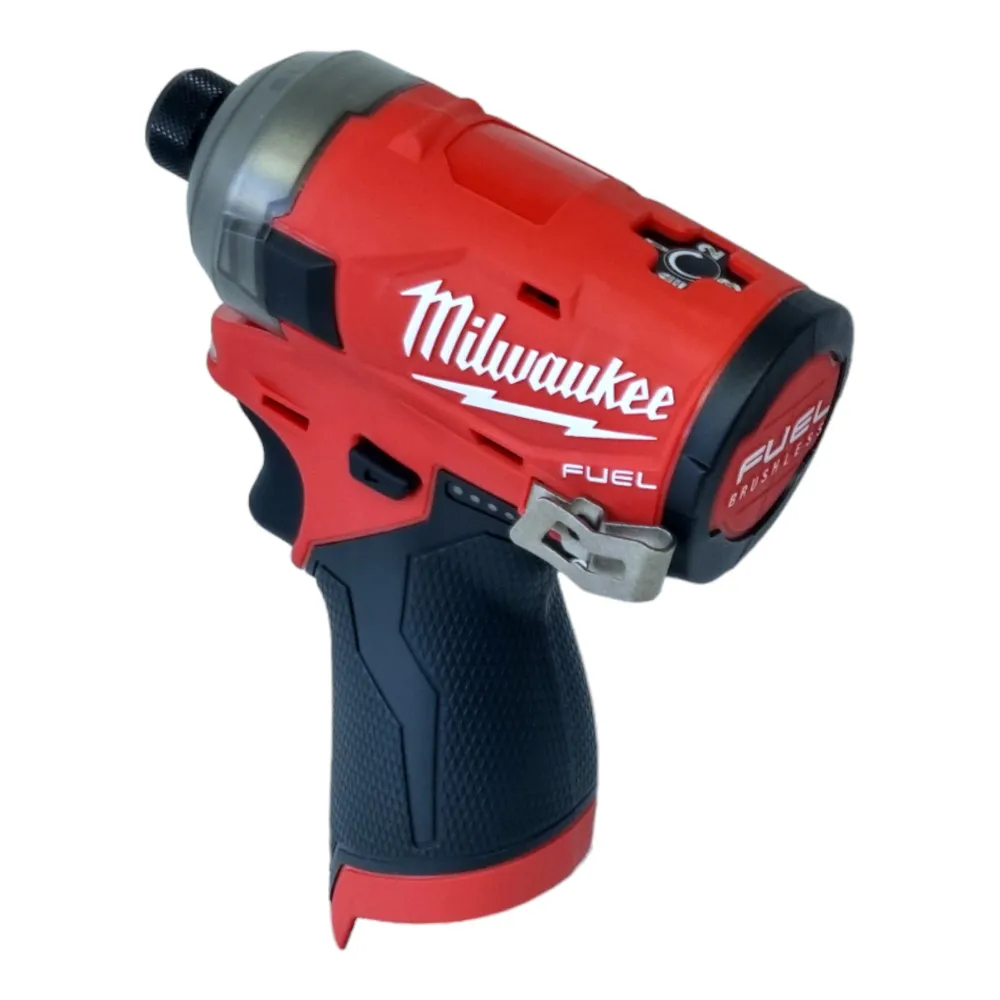Llave de impacto baterí Milwaukee M12 FQID-601 12 V 50 Nm 1/4" sin escobillas + 1x baterí 6,0 Ah + cargador