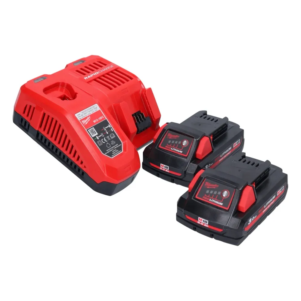 Llave de impacto baterí Milwaukee M18 FHIWF12-302 18 V 1356 Nm 1/2" sin escobillas + 2x baterías 3,0 Ah + cargador