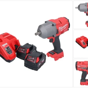 Llave de impacto baterí Milwaukee M18 FHIWF12-602 18 V 1356 Nm 1/2" sin escobillas + 2x baterí 6,0 Ah + cargador