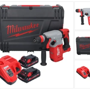 Martillo combinado baterí Milwaukee M18 BLHX-302X 18 V 2,3 J sin escobillas + 2x baterías 3,0 Ah + cargador + caja HD