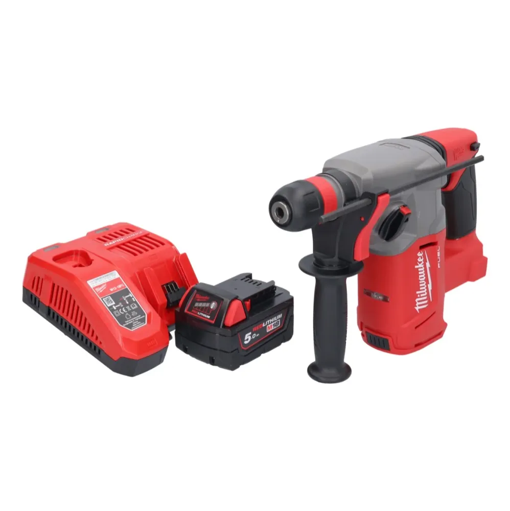 Martillo combinado baterí Milwaukee M18 CHX-501 18 V 2,5 J SDS plus sin escobillas + 1x baterí 5,0 Ah + cargador