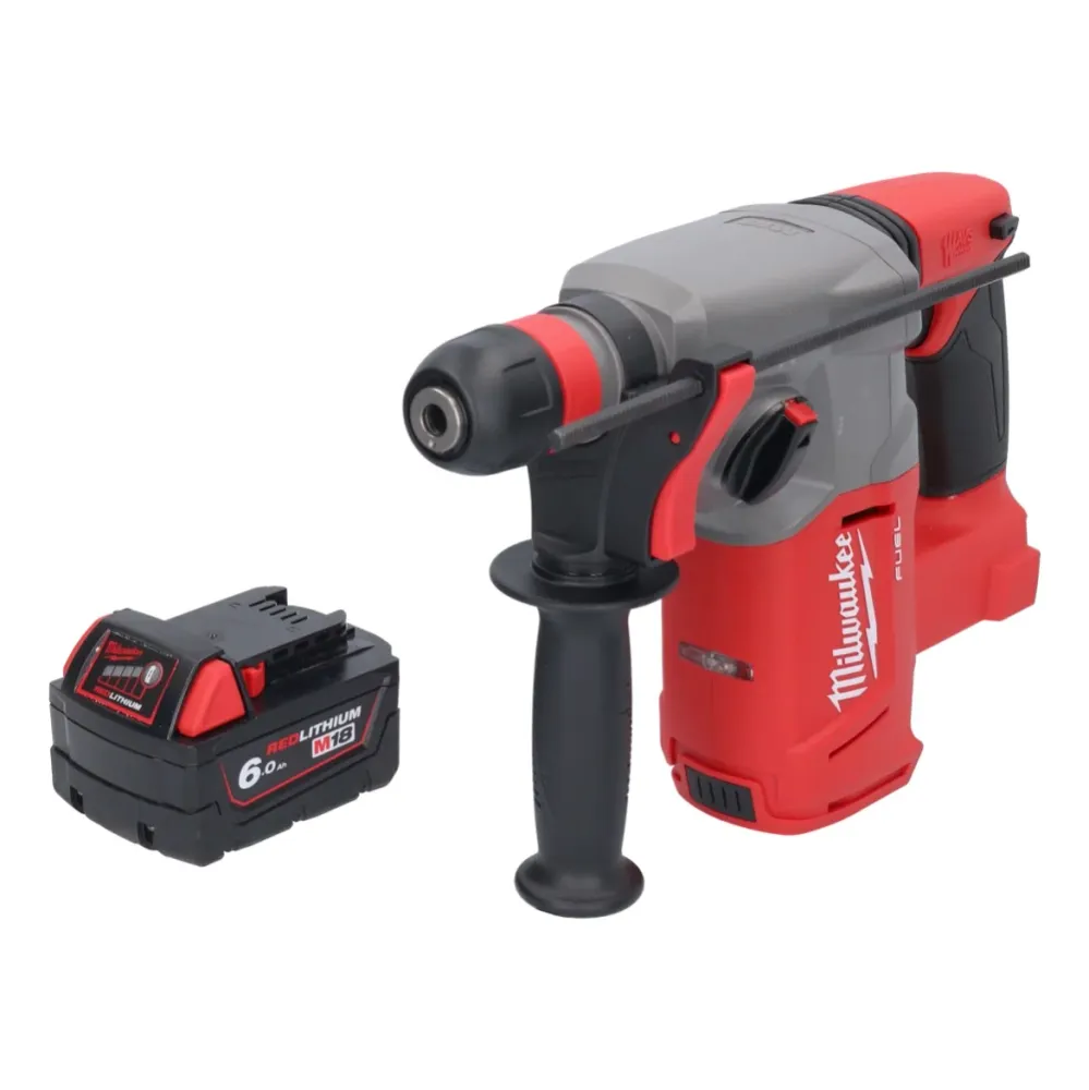 Martillo combinado baterí Milwaukee M18 CHX-601 18 V 2,5 J SDS plus sin escobillas + 1x baterí 6,0 Ah - sin cargador