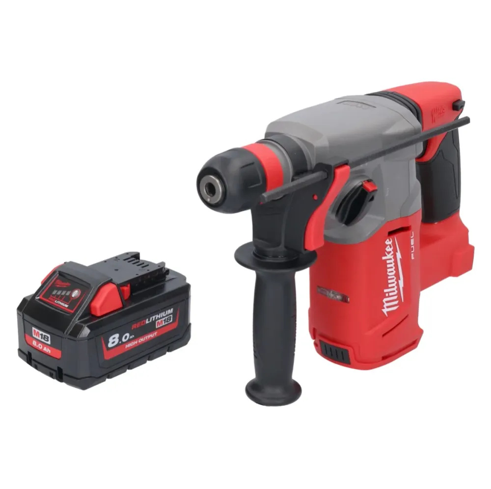 Martillo combinado baterí Milwaukee M18 CHX-801 18 V 2,5 J SDS plus sin escobillas + 1x baterí 8,0 Ah - sin cargador