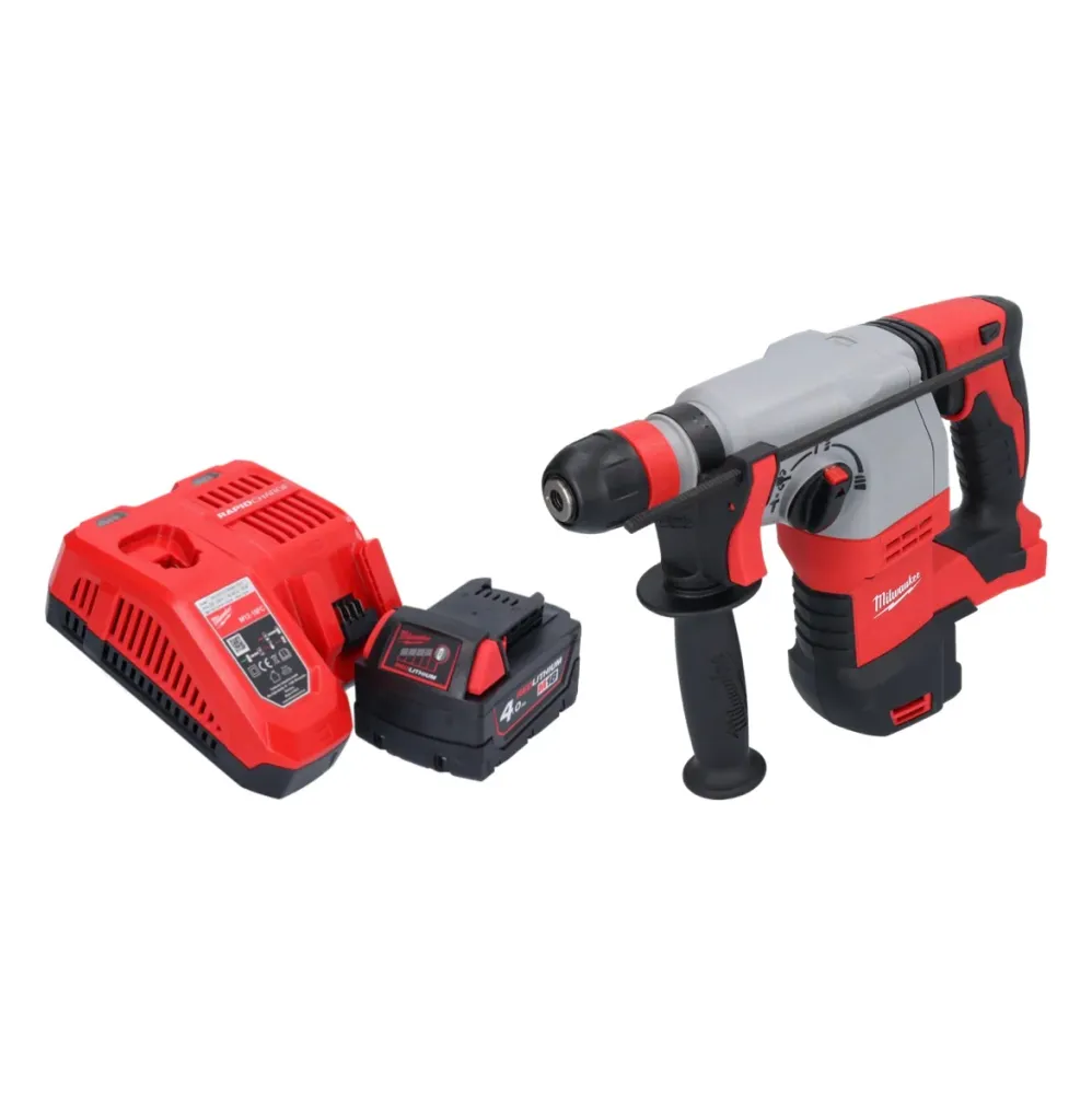 Martillo combinado baterí Milwaukee M18 HD18HX-401 18 V 2,4 J + 1x baterí 4,0 Ah + cargador