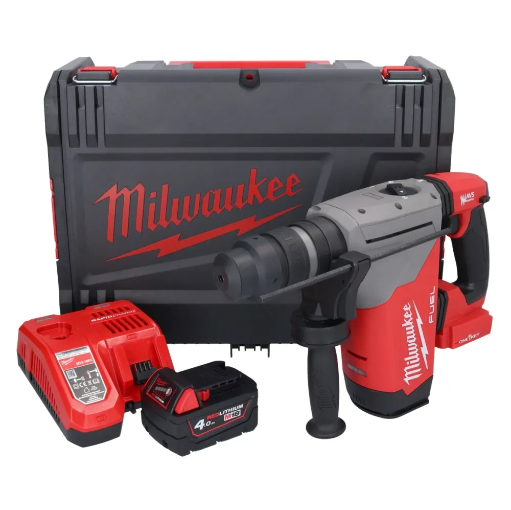 Martillo combinado baterí Milwaukee M18 ONEFHPX-401X 18 V 5,0 J sin escobillas + 1x baterí 4,0 Ah + cargador + caja HD