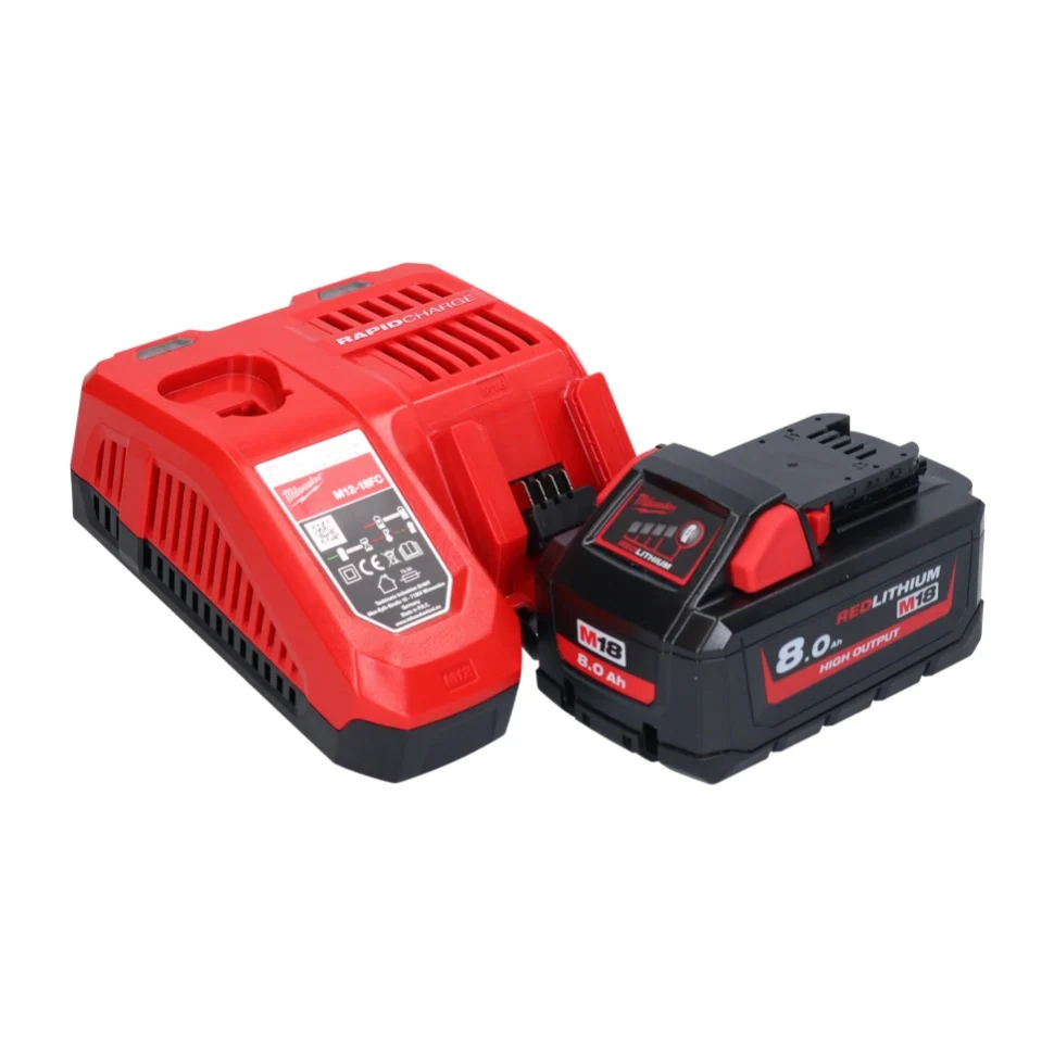 Martillo combinado sin cable Milwaukee M18 BLHX-801X 18 V 2.3 J Brushless + 1x baterí 8.0 Ah + cargador + caja HD
