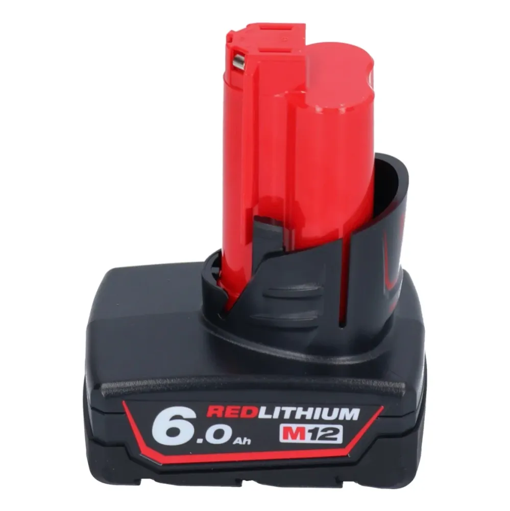 Milwaukee M12 FDGA-601 Amoladora recta angular 12 V 6 / 8 mm sin escobillas + 1x baterí 6.0 Ah - sin cargador