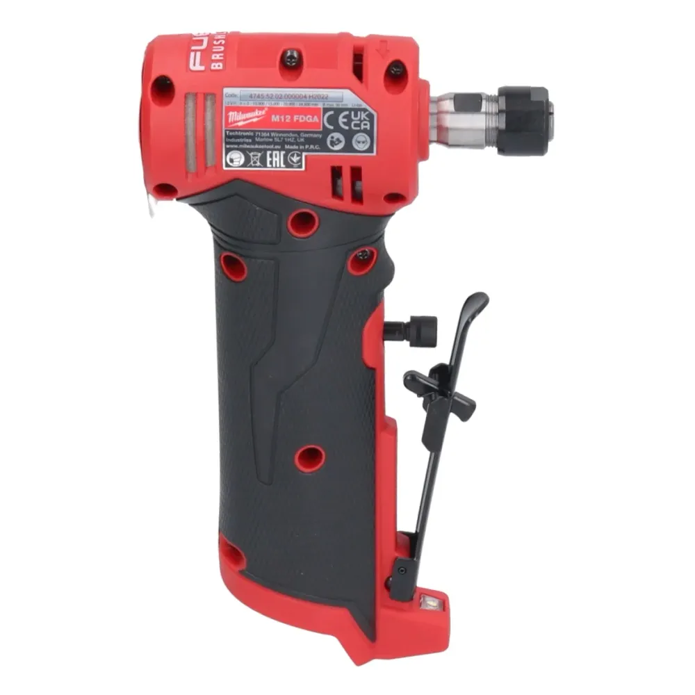 Milwaukee M12 FDGA-601 Amoladora recta angular 12 V 6 / 8 mm sin escobillas + 1x baterí 6.0 Ah - sin cargador