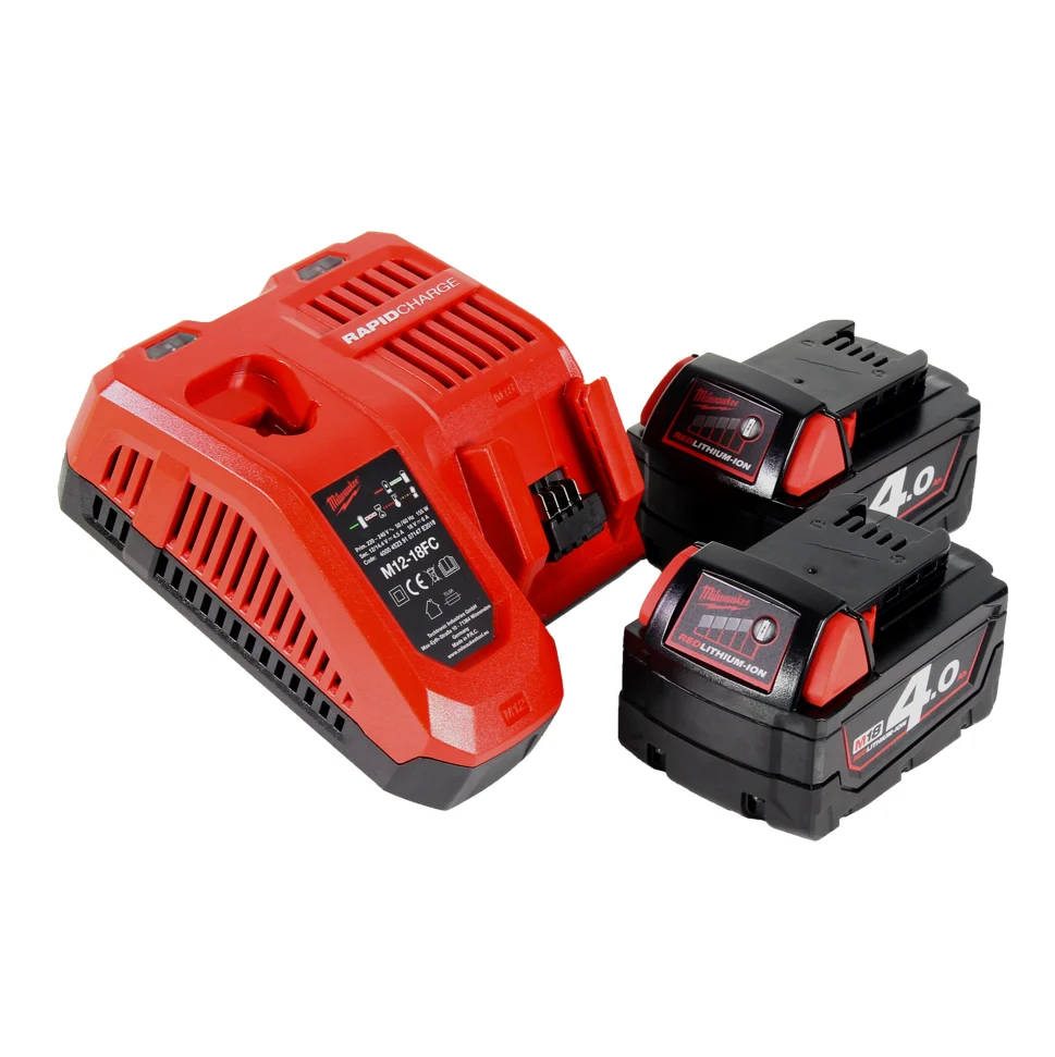 Milwaukee M18 BLID2-402FC llave de impacto inalámbrica 18 V 180 Nm 1/4" sin escobillas + 2x baterías 4,0 Ah + cargador